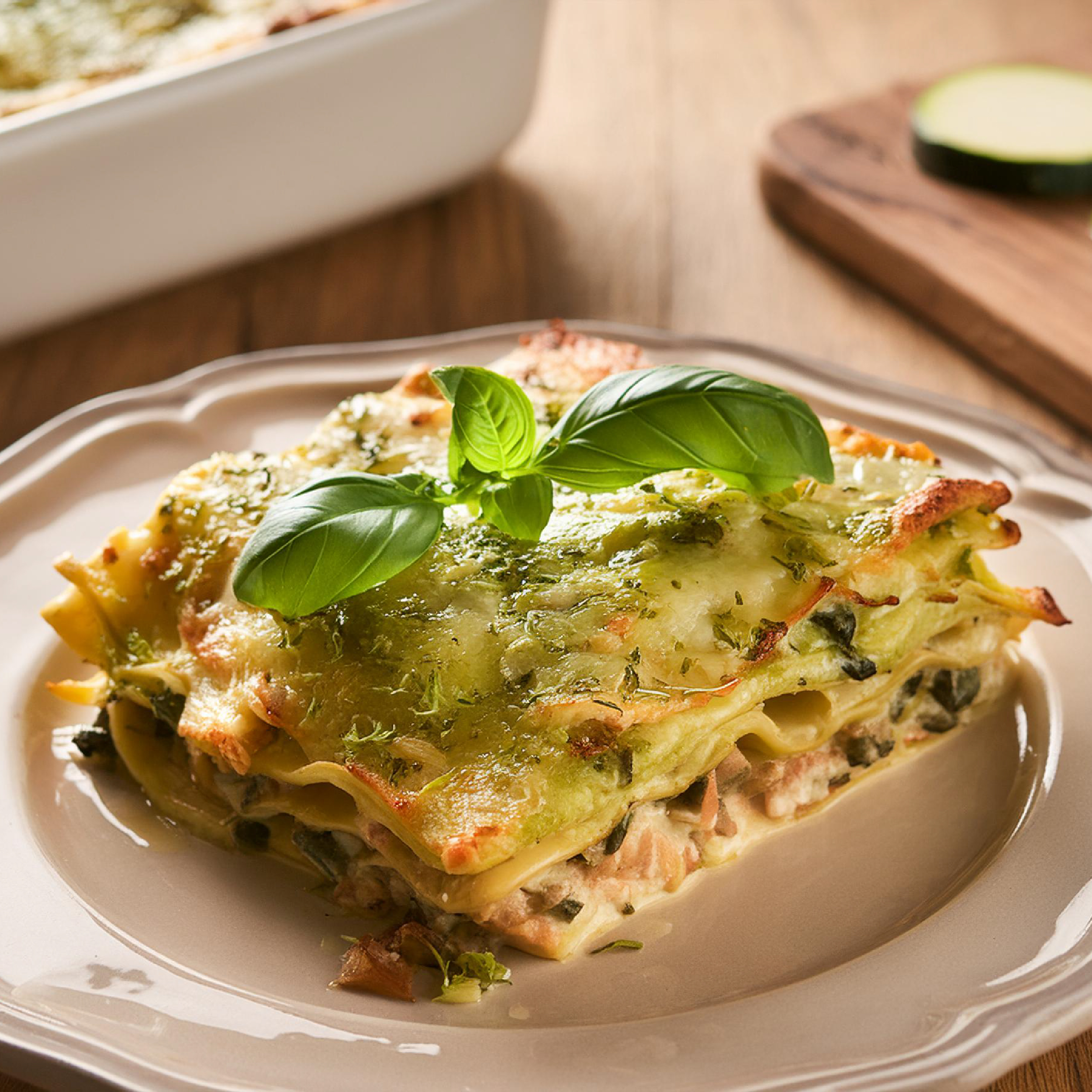 lasagna zucchine e prosciutto cotto