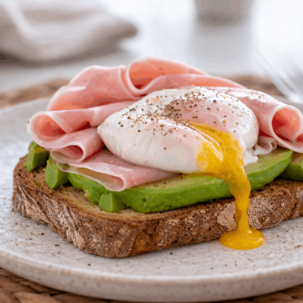 toast con prosciutto cotto